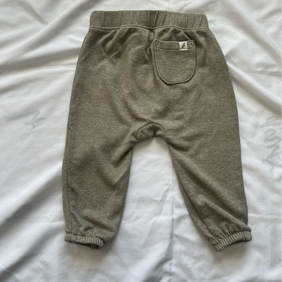 Easy Peasy Cozy Green Striped Hoodie and Pants Set Size 6-9 Months - Picture 16 of 16